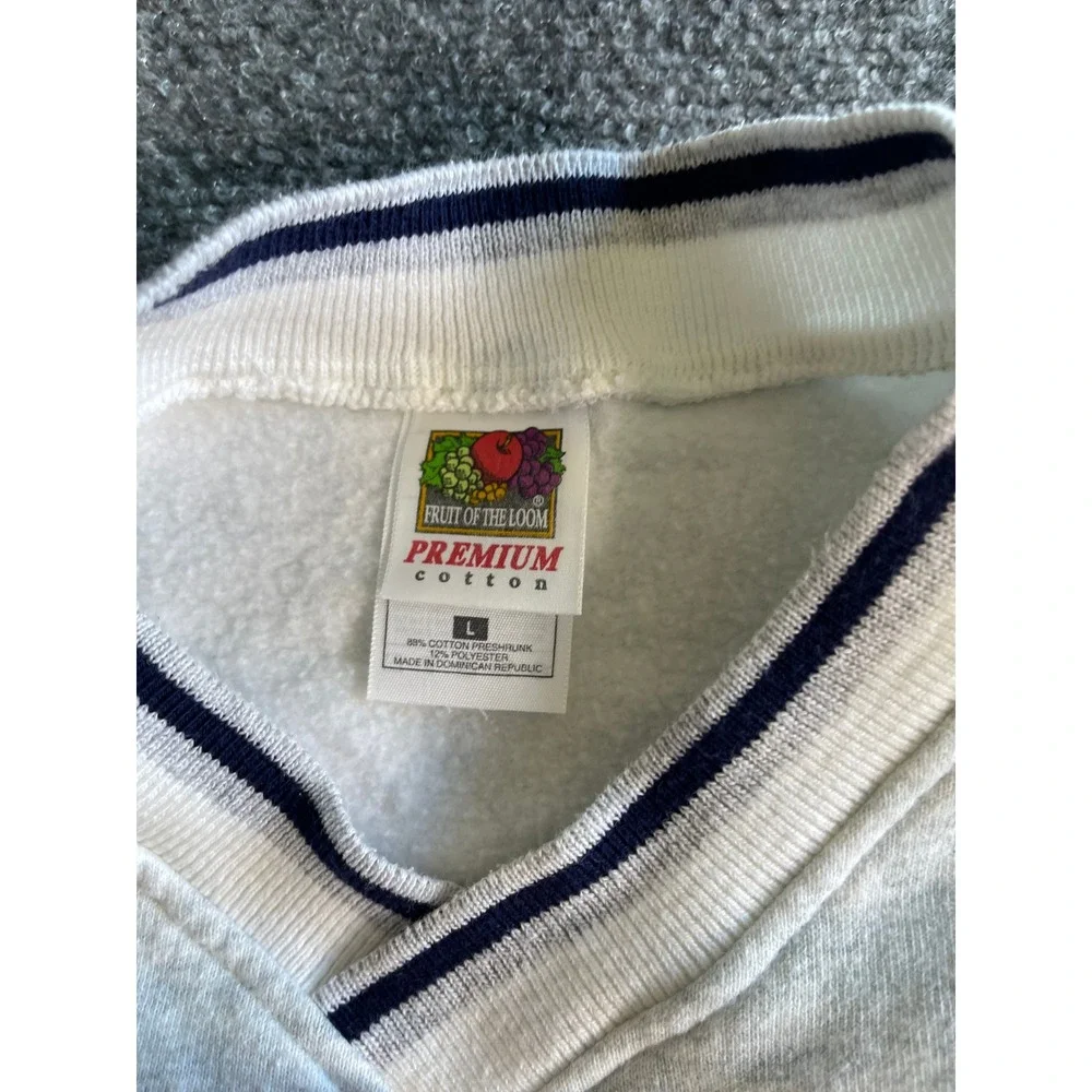Fruit of the Loom Park‎ City Mountain Resort Sweatshirt Mens Large Gray V-Neck
